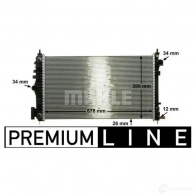 Радиатор охлаждения двигателя MAHLE ORIGINAL CR 1101 000P KC IJ08U 1437579314 - Изображение 7