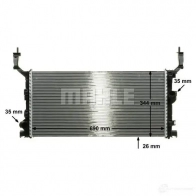 Радиатор охлаждения двигателя MAHLE ORIGINAL 1437579451 CR 898 000P 84AW JQ - Изображение 7