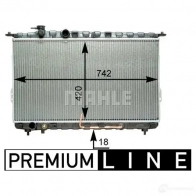 Радиатор охлаждения двигателя MAHLE ORIGINAL CR 1291 000P XI5D OR 1437580281 - Изображение 2