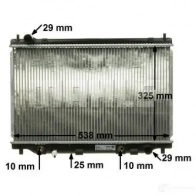 Радиатор охлаждения двигателя MAHLE ORIGINAL 34 RO13 1437579873 CR 1884 000S - Изображение 7