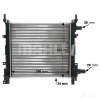 Радиатор охлаждения двигателя MAHLE ORIGINAL CR 626 000S 1437584824 X4UE6 5Y - Изображение 9