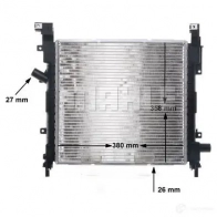 Радиатор охлаждения двигателя MAHLE ORIGINAL CR 1350 000S FR7MLQ N 1437584817 - Изображение 8