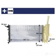 Радиатор охлаждения двигателя MAHLE ORIGINAL 1437573653 CR 1108 000S 9HY AR - Изображение 9