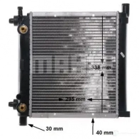 Радиатор охлаждения двигателя MAHLE ORIGINAL D A7PC2 CR 276 000S 1437636715 - Изображение 8