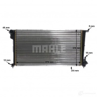 Радиатор охлаждения двигателя MAHLE ORIGINAL 1437636726 CR 624 000S Q2 2H60J - Изображение 9