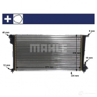 Радиатор охлаждения двигателя MAHLE ORIGINAL 1437636726 CR 624 000S Q2 2H60J - Изображение 10