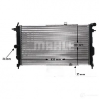 Радиатор охлаждения двигателя MAHLE ORIGINAL DFU DUX CR 438 000S 1437584822 - Изображение 9