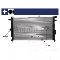 Радиатор охлаждения двигателя MAHLE ORIGINAL DFU DUX CR 438 000S 1437584822 - Изображение 10