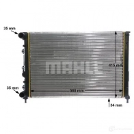 Радиатор охлаждения двигателя MAHLE ORIGINAL CR 1411 000S FGKJ58 2 1437573594 - Изображение 8