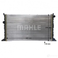 Радиатор охлаждения двигателя MAHLE ORIGINAL 1437573600 CR 1056 000S MU A3MG - Изображение 9