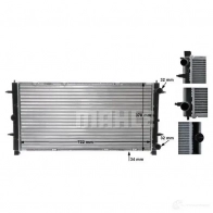 Радиатор охлаждения двигателя MAHLE ORIGINAL 1437636313 F 0HSN CR 398 000S - Изображение 13