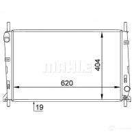 Радиатор охлаждения двигателя MAHLE ORIGINAL L 90KD 1437636737 CR 1138 000S - Изображение 6