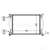 Радиатор охлаждения двигателя MAHLE ORIGINAL 1437636738 CR 1417 000S RP SC2XU - Изображение 8