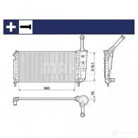 Радиатор охлаждения двигателя MAHLE ORIGINAL 1437587754 VIVD X CR 1104 000S - Изображение 9