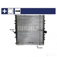Радиатор охлаждения двигателя MAHLE ORIGINAL CR 1437 000S 1437573895 UX IMFSX - Изображение 10