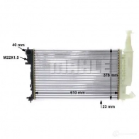 Радиатор охлаждения двигателя MAHLE ORIGINAL CR 596 000S NWJN6 VA 1437573869 - Изображение 9