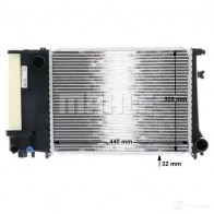 Радиатор охлаждения двигателя MAHLE ORIGINAL 1437573877 CR 264 000S FL ET2 - Изображение 9
