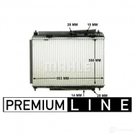 Радиатор охлаждения двигателя MAHLE ORIGINAL CR 1135 000P 1437636962 4ODF 4 - Изображение 8