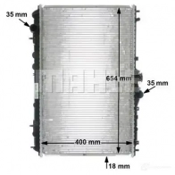 Радиатор охлаждения двигателя MAHLE ORIGINAL 3JC 75MU CR 549 000S 1437573581 - Изображение 9