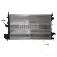 Радиатор охлаждения двигателя MAHLE ORIGINAL CR 835 001S C1O8K G 1437574038 - Изображение 8