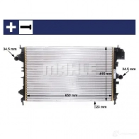 Радиатор охлаждения двигателя MAHLE ORIGINAL CR 8 000S 1437573916 PD E0JF - Изображение 4