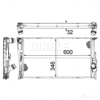 Радиатор охлаждения двигателя MAHLE ORIGINAL CR 1083 000S 1437574020 X I3VN - Изображение 9