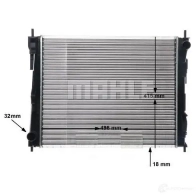 Радиатор охлаждения двигателя MAHLE ORIGINAL CR 921 000S BN MX0QH 1437574861 - Изображение 9