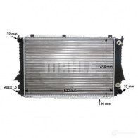 Радиатор охлаждения двигателя MAHLE ORIGINAL 1437574450 6RZML I CR 419 000S - Изображение 8