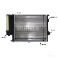 Радиатор охлаждения двигателя MAHLE ORIGINAL 8L DVAM 1437574698 CR 244 001S - Изображение 9