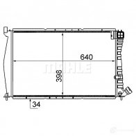 Радиатор охлаждения двигателя MAHLE ORIGINAL CR 473 000S 1437574495 NT F129 - Изображение 6