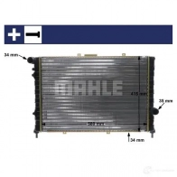 Радиатор охлаждения двигателя MAHLE ORIGINAL HF TQFV CR 589 000S 1437577260 - Изображение 10