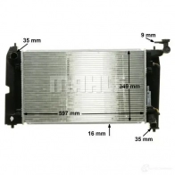 Радиатор охлаждения двигателя MAHLE ORIGINAL 8 DR89 1437574815 CR 1527 000S - Изображение 7
