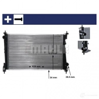 Радиатор охлаждения двигателя MAHLE ORIGINAL 1437574696 CR 1112 000S US0 3M - Изображение 11