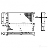 Радиатор охлаждения двигателя MAHLE ORIGINAL CR 239 000S 1437574857 Y KEHV - Изображение 8