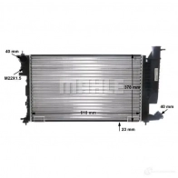 Радиатор охлаждения двигателя MAHLE ORIGINAL 1437636301 9 C7JPZH CR 306 000S - Изображение 8
