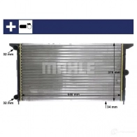 Радиатор системы охлаждения MAHLE ORIGINAL 1437574240 EO IG3NK CR607000S - Изображение 10