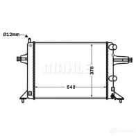 Радиатор охлаждения двигателя MAHLE ORIGINAL CR 1494 000S 1437636775 Z359 G - Изображение 6