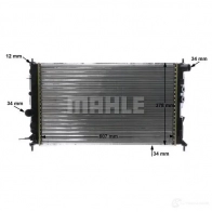 Радиатор охлаждения двигателя MAHLE ORIGINAL QG LZZ CR 562 000S 1437636974 - Изображение 9