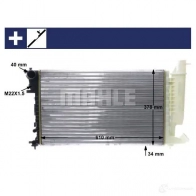 Радиатор охлаждения двигателя MAHLE ORIGINAL 1437575705 CR 498 000S FB UQM - Изображение 10