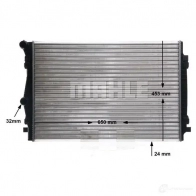 Радиатор охлаждения двигателя MAHLE ORIGINAL 1437573897 CR 2055 001S K 1UHU - Изображение 9