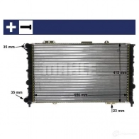 Радиатор охлаждения двигателя MAHLE ORIGINAL CR 1410 000S 1437577795 W 1DCT - Изображение 10