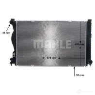 Радиатор охлаждения двигателя MAHLE ORIGINAL G1 ZP4 CR 978 000S 1437574825 - Изображение 8