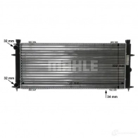 Радиатор охлаждения двигателя MAHLE ORIGINAL CR 173 000S 1437575968 L3M5S DI - Изображение 8