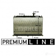 Радиатор охлаждения двигателя MAHLE ORIGINAL 1437574872 5 S0FFW CR 1303 000P - Изображение 7