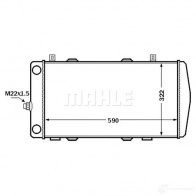 Радиатор охлаждения двигателя MAHLE ORIGINAL C LEVNO CR 1513 000S 1437574162 - Изображение 6