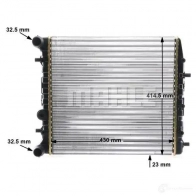Радиатор охлаждения двигателя MAHLE ORIGINAL CR 454 000S 9 SPVI0 1437574134 - Изображение 12