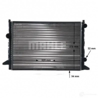 Радиатор охлаждения двигателя MAHLE ORIGINAL 0E9ZLR C 1437574061 CR 508 000S - Изображение 7