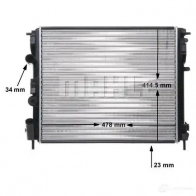 Радиатор охлаждения двигателя MAHLE ORIGINAL CR 35 000S J W1FZMZ 1437574124 - Изображение 6