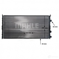 Радиатор охлаждения двигателя MAHLE ORIGINAL 1437584250 6 GMLG2T CR 417 000S - Изображение 9