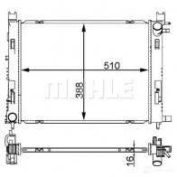 Радиатор охлаждения двигателя MAHLE ORIGINAL 8SEUB Q CR 2166 000S 1437574862 - Изображение 6